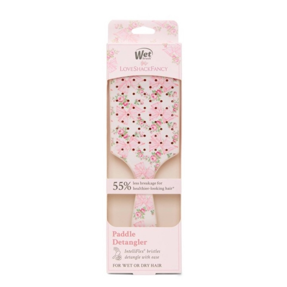 Wet brush x LoveShackFancy paddle detangler hair brush